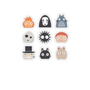 Totoro Lamp - Ghibli Studio Characters Chibi Stickers-House Decor, Howl's Moving Castle, Kiki's Delivery Service, My Neighbor Totoro, ponyo, princess mononoke, Spirited Away, Totoro Lamp