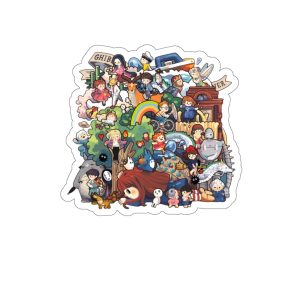 Ghibli Studio All Characters Stickers-House Decor