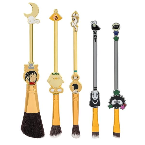 Spirited Away Showtimes - Spirited Away Makeup Brushes Set 5pcs-Accessories, Other, Spirited Away, Spirited Away Showtimes