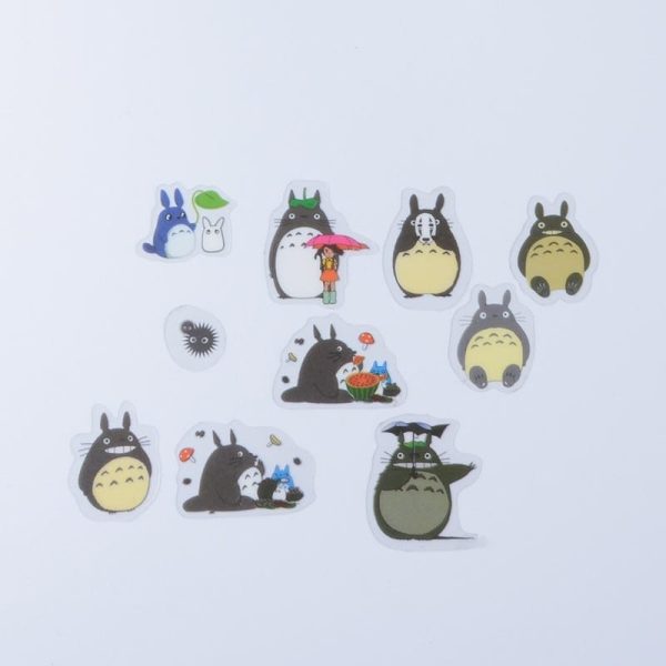 Totoro Concrete Facebook - My Neighbor Totoro Stickers 60pcs/pack-House Decor, My Neighbor Totoro, Totoro Concrete Facebook