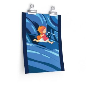 Ponyo Mom - Ponyo Upon the Sea Poster-House Decor, ponyo, Ponyo Mom, Poster