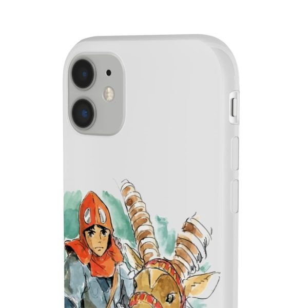 Princess Mononoke Characters - Princess Mononoke – Ashitaka Water Color iPhone Cases-Accessories, Phone Case, princess mononoke, Princess Mononoke Characters