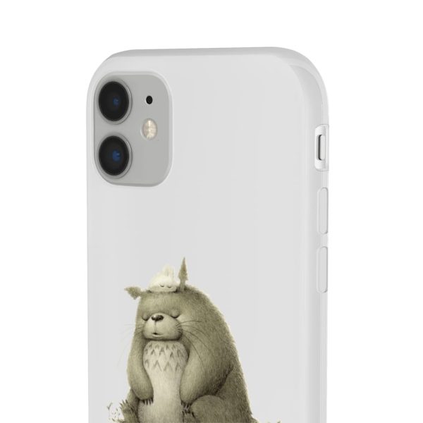 Tom Totoro Concrete Atlantic City - The Fluffy Totoro iPhone Cases-Accessories, My Neighbor Totoro, Phone Case, Tom Totoro Concrete Atlantic City