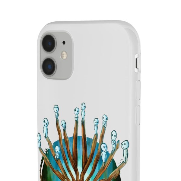 Studio Ghibli Films Princess Mononoke - Princess Mononoke – Shishigami and The Tree Spirit iPhone Cases-Accessories, Phone Case, princess mononoke, Studio Ghibli Films Princess Mononoke