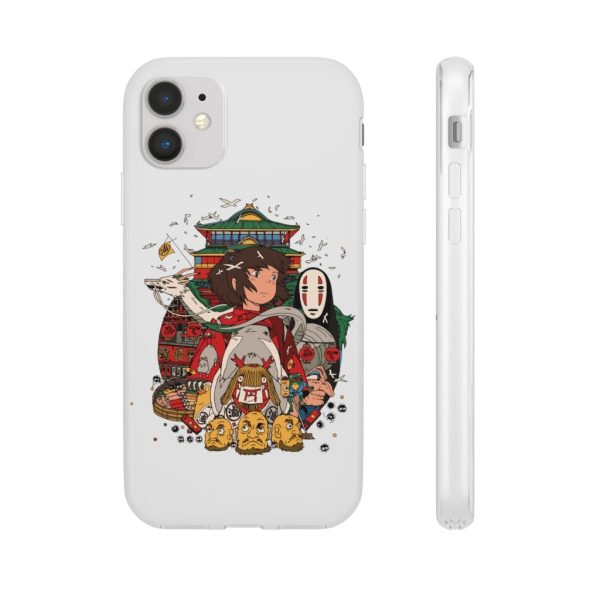 Spirited Away Poster - Spirited Away – Sen and Friends iPhone Cases-Accessories, kaonashi, no face, Phone Case, Spirited Away, Spirited Away Poster