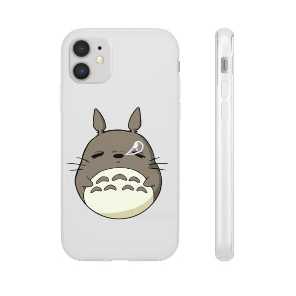 Totoro Umbrella - Sleepy Totoro iPhone Cases-Accessories, My Neighbor Totoro, Phone Case, Totoro Umbrella