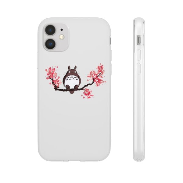 My Neighbor Totoro Japanese - Totoro and Sakura iPhone Cases-Accessories, My Neighbor Totoro, My Neighbor Totoro Japanese, Phone Case