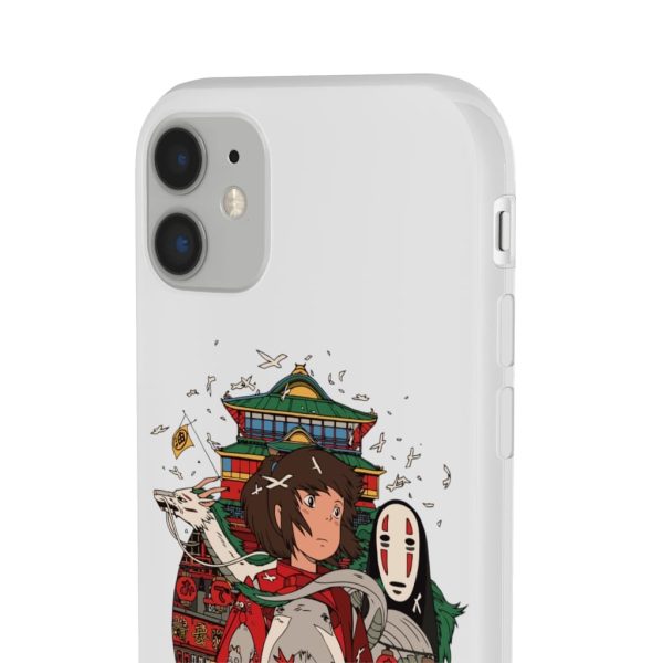 Spirited Away Poster - Spirited Away – Sen and Friends iPhone Cases-Accessories, kaonashi, no face, Phone Case, Spirited Away, Spirited Away Poster