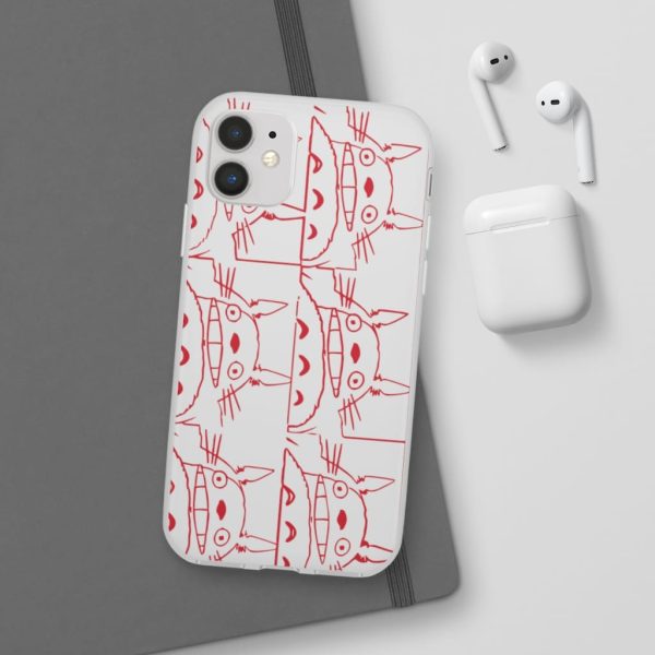 Totoro Plushie - My Neighbor Totoro Neon Collage Art iPhone Cases-Accessories, My Neighbor Totoro, Phone Case, Totoro Plushie