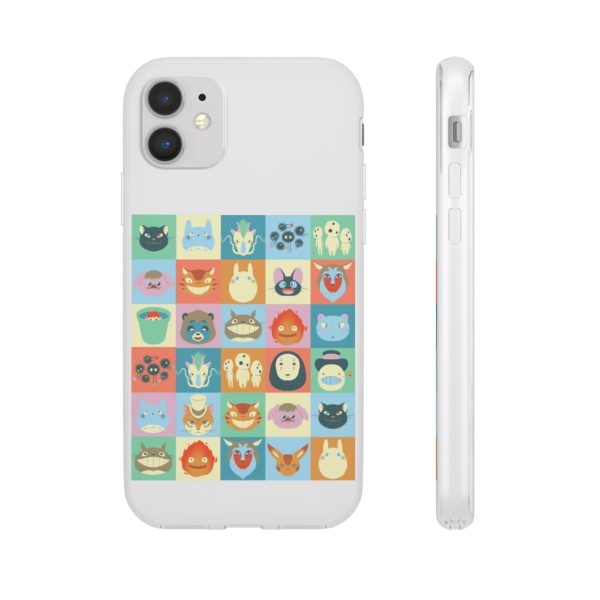 Ghibli Colorful Characters Collection iPhone Cases-Accessories, Phone Case