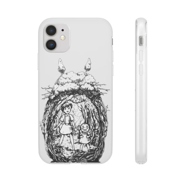 What Animal Is Totoro - My Neighbor Totoro – Mei and Sastuki in the Forest iPhone Cases-Accessories, My Neighbor Totoro, Phone Case, What Animal Is Totoro