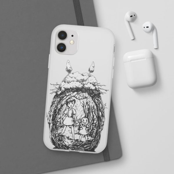 What Animal Is Totoro - My Neighbor Totoro – Mei and Sastuki in the Forest iPhone Cases-Accessories, My Neighbor Totoro, Phone Case, What Animal Is Totoro