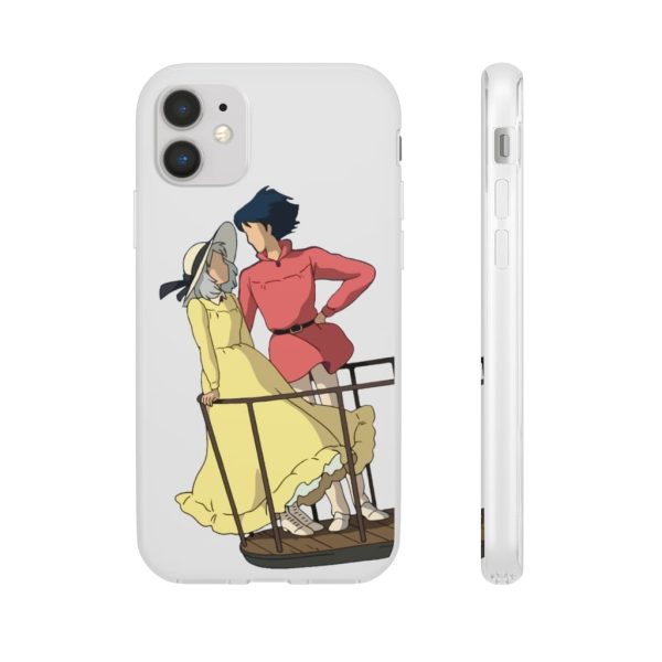 Sheet Music Howl's Moving Castle - Howl’s Moving Castle – Sophie and Howl Gazing at Each other iPhone Cases-Accessories, Howl's Moving Castle, Phone Case, Sheet Music Howl's Moving Castle