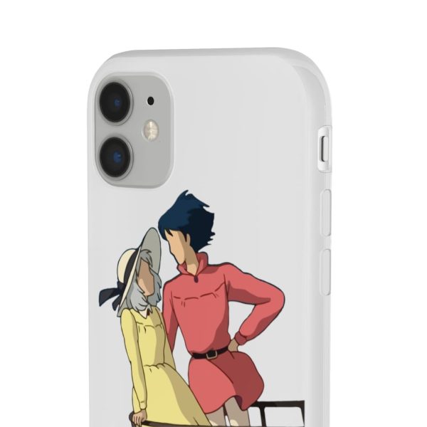 Sheet Music Howl's Moving Castle - Howl’s Moving Castle – Sophie and Howl Gazing at Each other iPhone Cases-Accessories, Howl's Moving Castle, Phone Case, Sheet Music Howl's Moving Castle