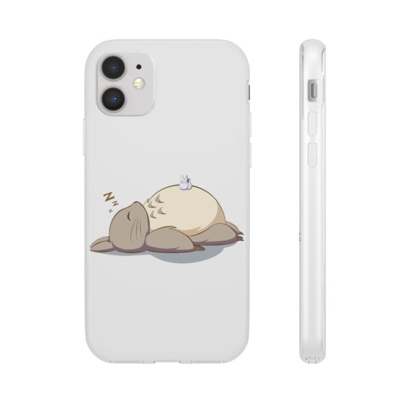 Satsuki Totoro - Sleeping Totoro iPhone Cases-Accessories, My Neighbor Totoro, Phone Case, Satsuki Totoro