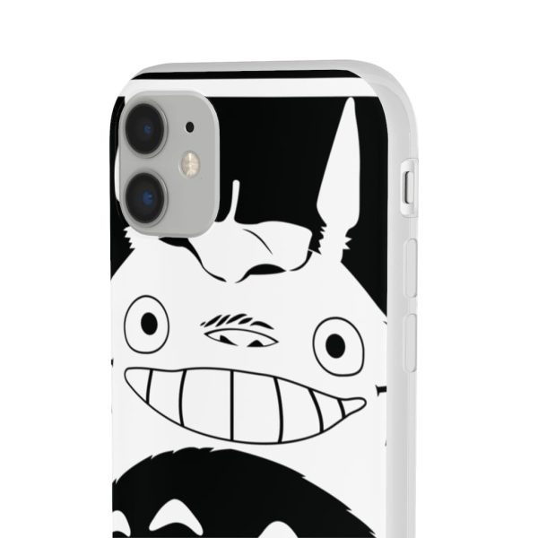 Totoro Japanese Restaurant - Smiling Totoro iPhone Cases-Accessories, My Neighbor Totoro, Phone Case, Totoro Japanese Restaurant