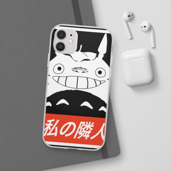 Totoro Japanese Restaurant - Smiling Totoro iPhone Cases-Accessories, My Neighbor Totoro, Phone Case, Totoro Japanese Restaurant