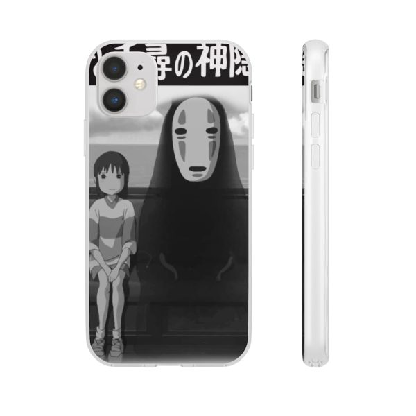 Like Spirited Away - Spirited Away – Chihiro and No Face on the Train iPhone Cases-Accessories, kaonashi, Like Spirited Away, no face, Phone Case, Spirited Away