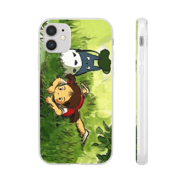 Studio Ghibli Totoro Movie - My Neighbor Totoro – Playing Mei iPhone Cases-Accessories, My Neighbor Totoro, Phone Case, Studio Ghibli Totoro Movie