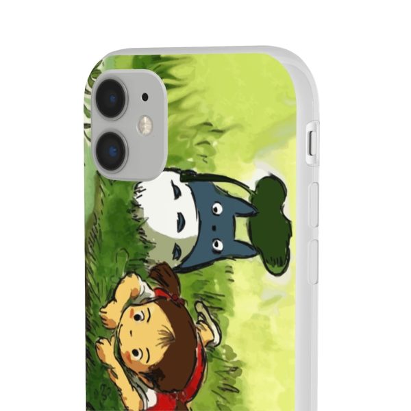 Studio Ghibli Totoro Movie - My Neighbor Totoro – Playing Mei iPhone Cases-Accessories, My Neighbor Totoro, Phone Case, Studio Ghibli Totoro Movie