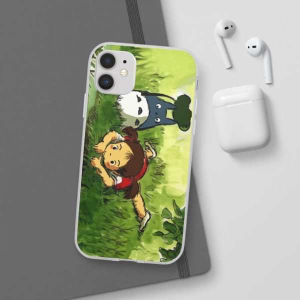 Studio Ghibli Totoro Movie - My Neighbor Totoro – Playing Mei iPhone Cases-Accessories, My Neighbor Totoro, Phone Case, Studio Ghibli Totoro Movie