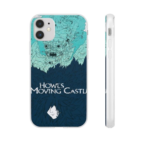 Witch Howl's Moving Castle - Howl’s Moving Castle Blue Tone Art iPhone Cases-Accessories, Howl's Moving Castle, Phone Case, Witch Howl's Moving Castle