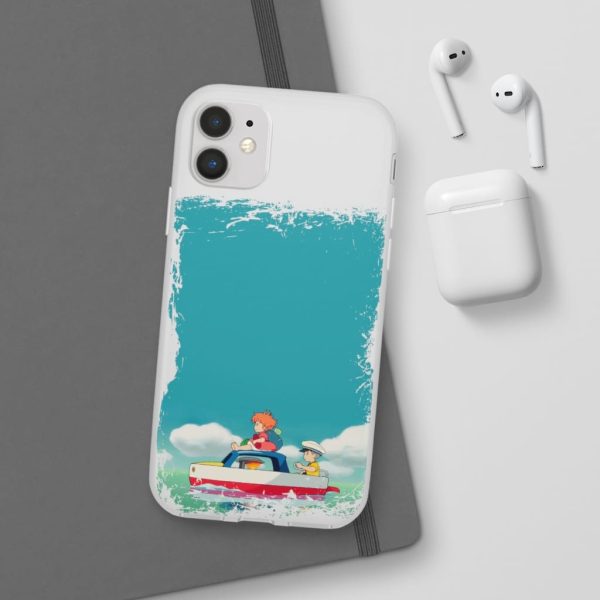 Ponyo Dad - Ponyo and Sosuke on Boat iPhone Cases-Accessories, Phone Case, ponyo, Ponyo Dad