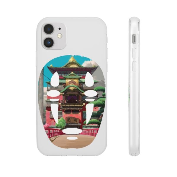 Spirited Away Streaming - Spirited Away –  The Bathhouse Ft. No Face iPhone Cases-Accessories, kaonashi, no face, Phone Case, Spirited Away, Spirited Away Streaming