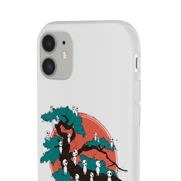 Anime Film Princess Mononoke - Tree Spirits by the Red Moon iPhone Cases-Accessories, Anime Film Princess Mononoke, Phone Case, princess mononoke