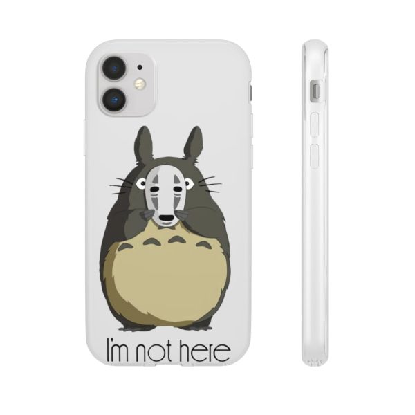 Studio Ghibli My Neighbor Totoro - Totoro I’m Not Here iPhone Cases-Accessories, My Neighbor Totoro, Phone Case, Studio Ghibli My Neighbor Totoro