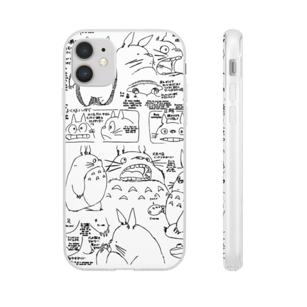 Mi Vecino Totoro - Totoro Original Character Sketch iPhone Cases-Accessories, Mi Vecino Totoro, My Neighbor Totoro, Phone Case