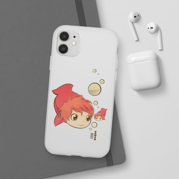 Studio Ghibli Icons Ponyo - Ponyo Chibi iPhone Cases-Accessories, Phone Case, ponyo, Studio Ghibli Icons Ponyo