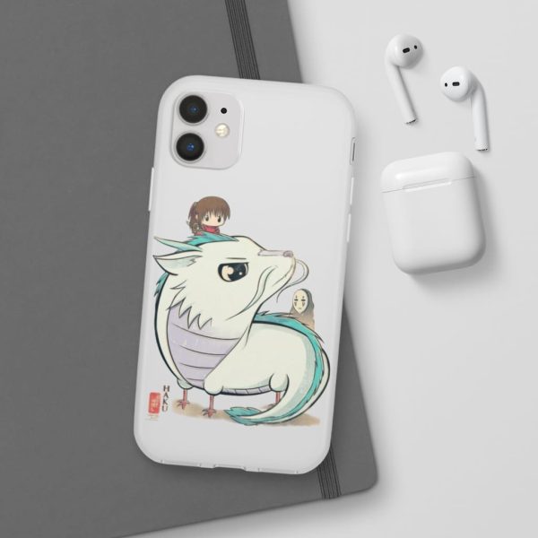 Haku Spirited Away - Spirited Aways Chibi iPhone Cases-Accessories, Haku Spirited Away, Kamaji Spirited Away, Phone Case, Spirited Away, Spirited Away English Cast