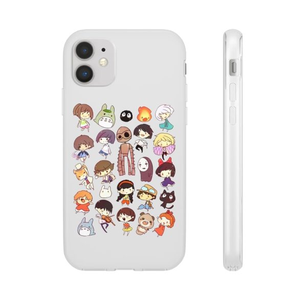 Ghibli Movie Characters Cute Chibi Collection iPhone Cases-Accessories, Phone Case