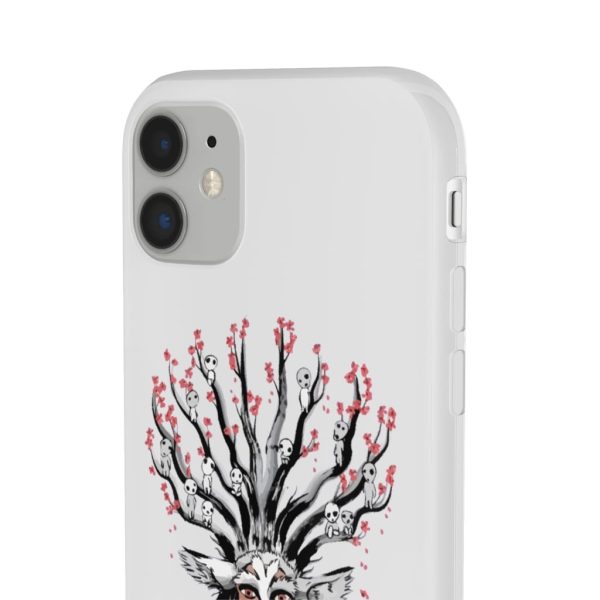 Princess Mononoke Wolf - Princess Mononoke – Shishigami and Sakura iPhone Cases-Accessories, Phone Case, princess mononoke, Princess Mononoke Wolf