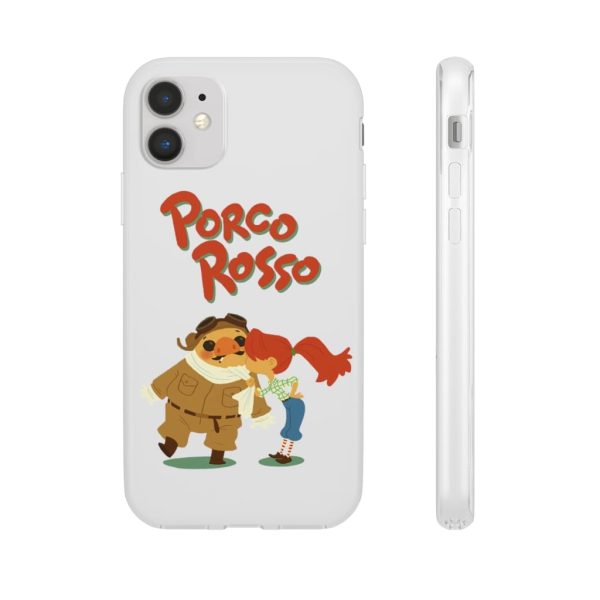 Porco Rosso – The Kiss iPhone Cases-Accessories, Phone Case, porco rosso