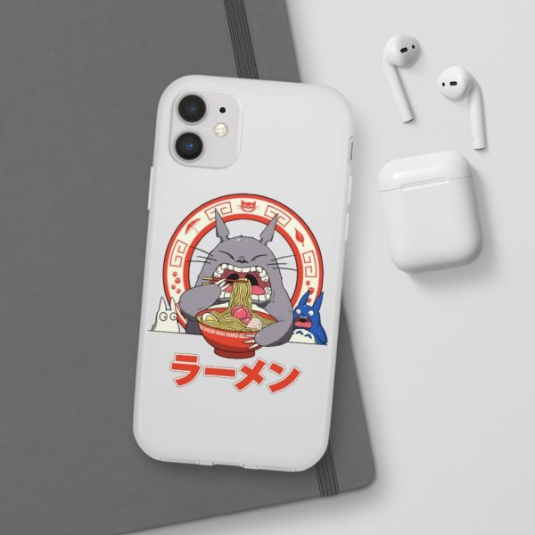 Totoro Backpack - Totoro Ramen iPhone Cases-Accessories, My Neighbor Totoro, Phone Case, Totoro Backpack