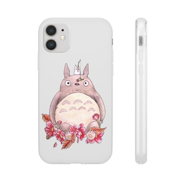 Totoro Drawing - Totoro – flower fishing iPhone Cases-Accessories, My Neighbor Totoro, Phone Case, Totoro Drawing