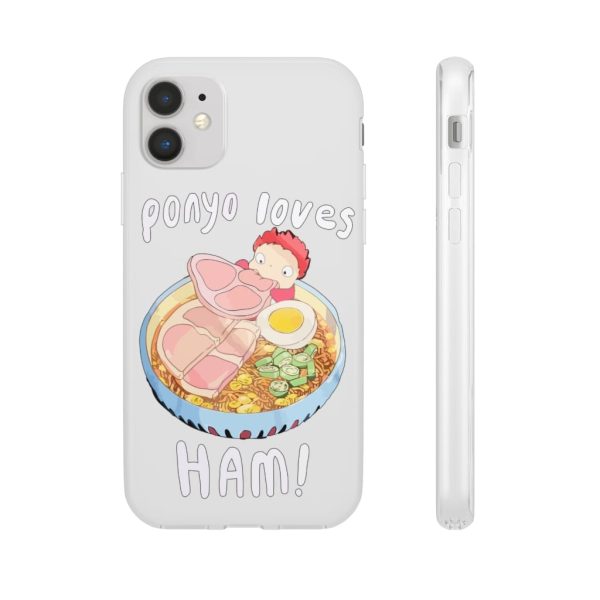 Ponyo Meaning - Ponyo Loves Ham iPhone Cases-Accessories, ponyo, Ponyo Meaning