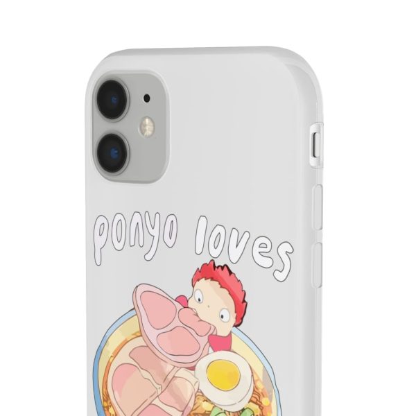 Ponyo Meaning - Ponyo Loves Ham iPhone Cases-Accessories, ponyo, Ponyo Meaning