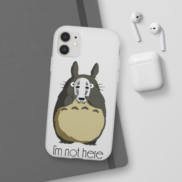 Studio Ghibli My Neighbor Totoro - Totoro I’m Not Here iPhone Cases-Accessories, My Neighbor Totoro, Phone Case, Studio Ghibli My Neighbor Totoro