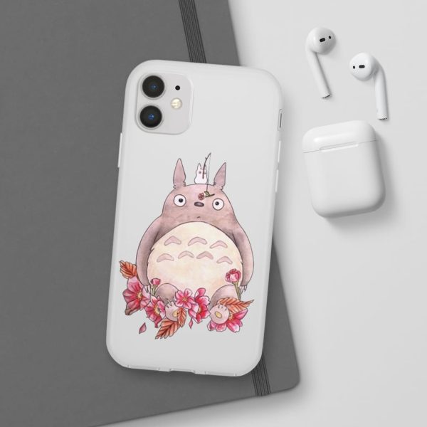 Totoro Drawing - Totoro – flower fishing iPhone Cases-Accessories, My Neighbor Totoro, Phone Case, Totoro Drawing