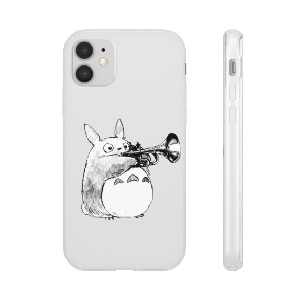 Mei My Neighbor Totoro - Totoro and the Trumpet iPhone Cases-Accessories, Mei My Neighbor Totoro, My Neighbor Totoro, Phone Case