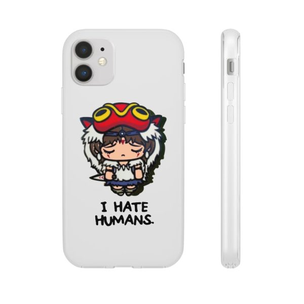 Princess Mononoke Showtimes - Princess Mononoke Chibi – I Hate Humans iPhone Cases-Accessories, Phone Case, princess mononoke, Princess Mononoke Showtimes