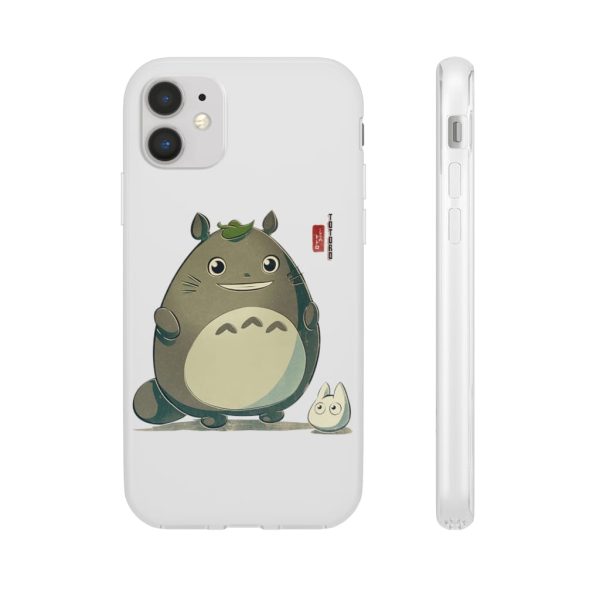 Totoro Wallpaper - Totoro Cute Chibi iPhone Cases-Accessories, My Neighbor Totoro, Phone Case, Totoro Wallpaper