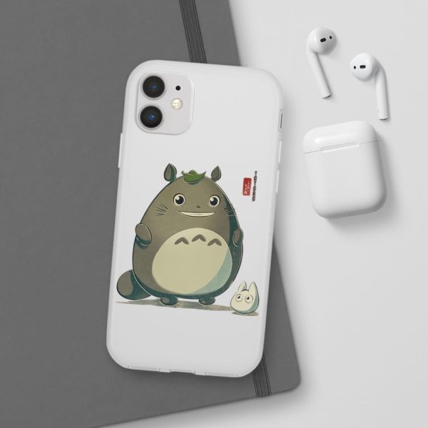 Totoro Wallpaper - Totoro Cute Chibi iPhone Cases-Accessories, My Neighbor Totoro, Phone Case, Totoro Wallpaper