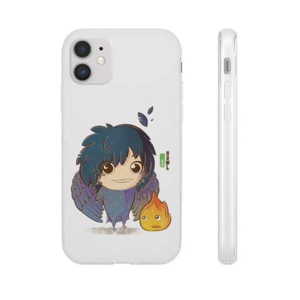 Howl's Moving Castle Calcifer - Howl’s Moving Castle – Howl Chibi iPhone Cases-Accessories, Howl's Moving Castle, Howl's Moving Castle Calcifer, Phone Case