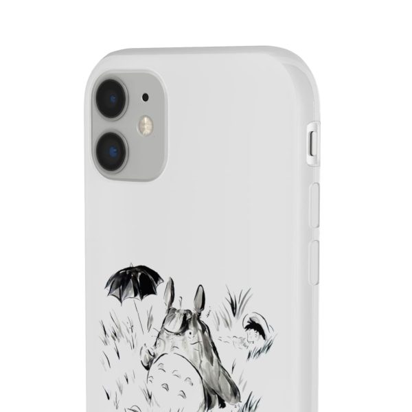 Dai-totoro - Totoro And The Girls Ink Painting iPhone Cases-Accessories, Dai-totoro, My Neighbor Totoro, Phone Case