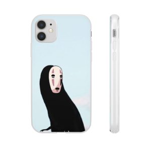 Spirited Away Sen - Spirited Away Kaonashi Noface Look Back iPhone Cases-Accessories, kaonashi, no face, Soot Balls In Spirited Away, Spirited Away, Spirited Away Sen, Spirited Away Soot Balls