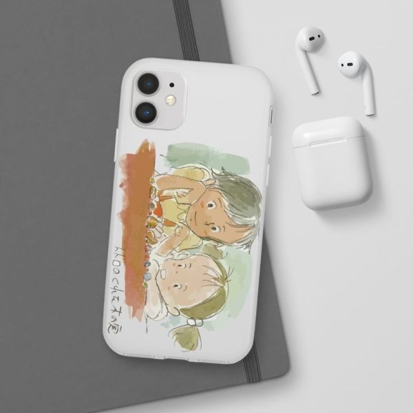 My Neighbor Totoro Japanese - My Neighbor Totoro – Mei & Satsuki Water Color iPhone Cases-Accessories, My Neighbor Totoro, My Neighbor Totoro Japanese, Phone Case